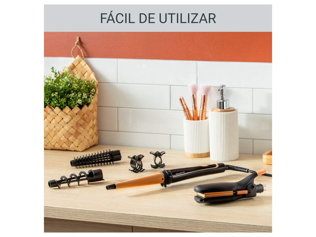 MODELADOR DE CABELO MULTIFUN&Ccedil;&Otilde;ES ROWENTA CF4231F0 INFINITIVE LOOKS 14 EM 1 image number 3