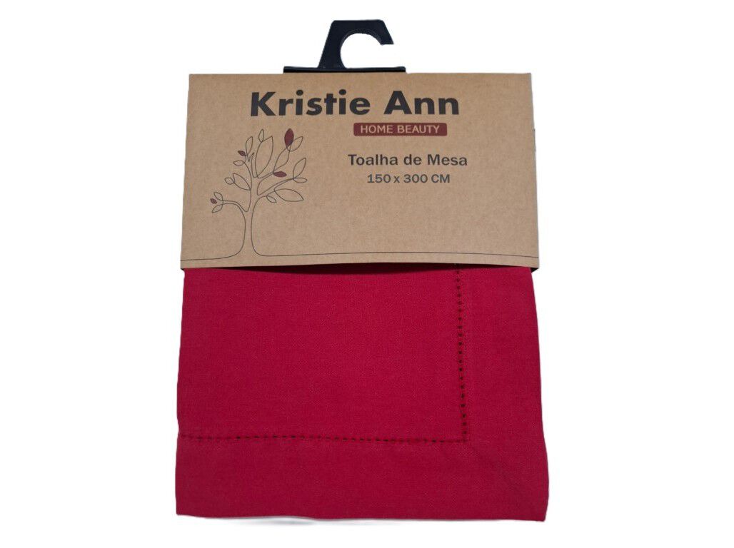 TOALHA DE MESA CANYON VERMELHO 150X300CM