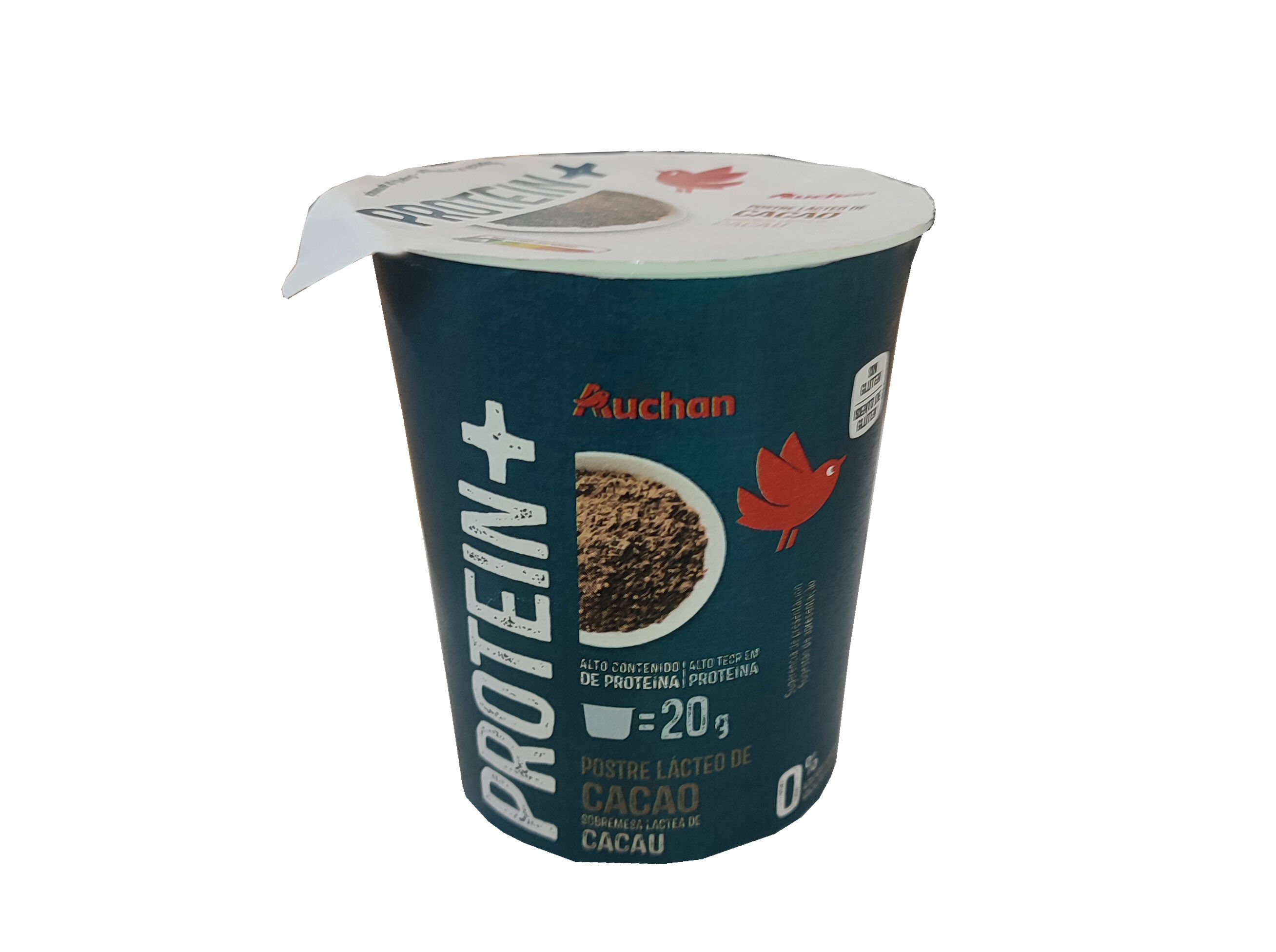 PUDIM AUCHAN+PROTE&Iacute;NA CACAU 200G