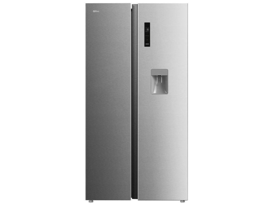 FRIGOR&Iacute;FICO AMERICANO QILIVE Q.6642 NO FROST 553 L INOX COM DISPENSADOR DE &Aacute;GUA