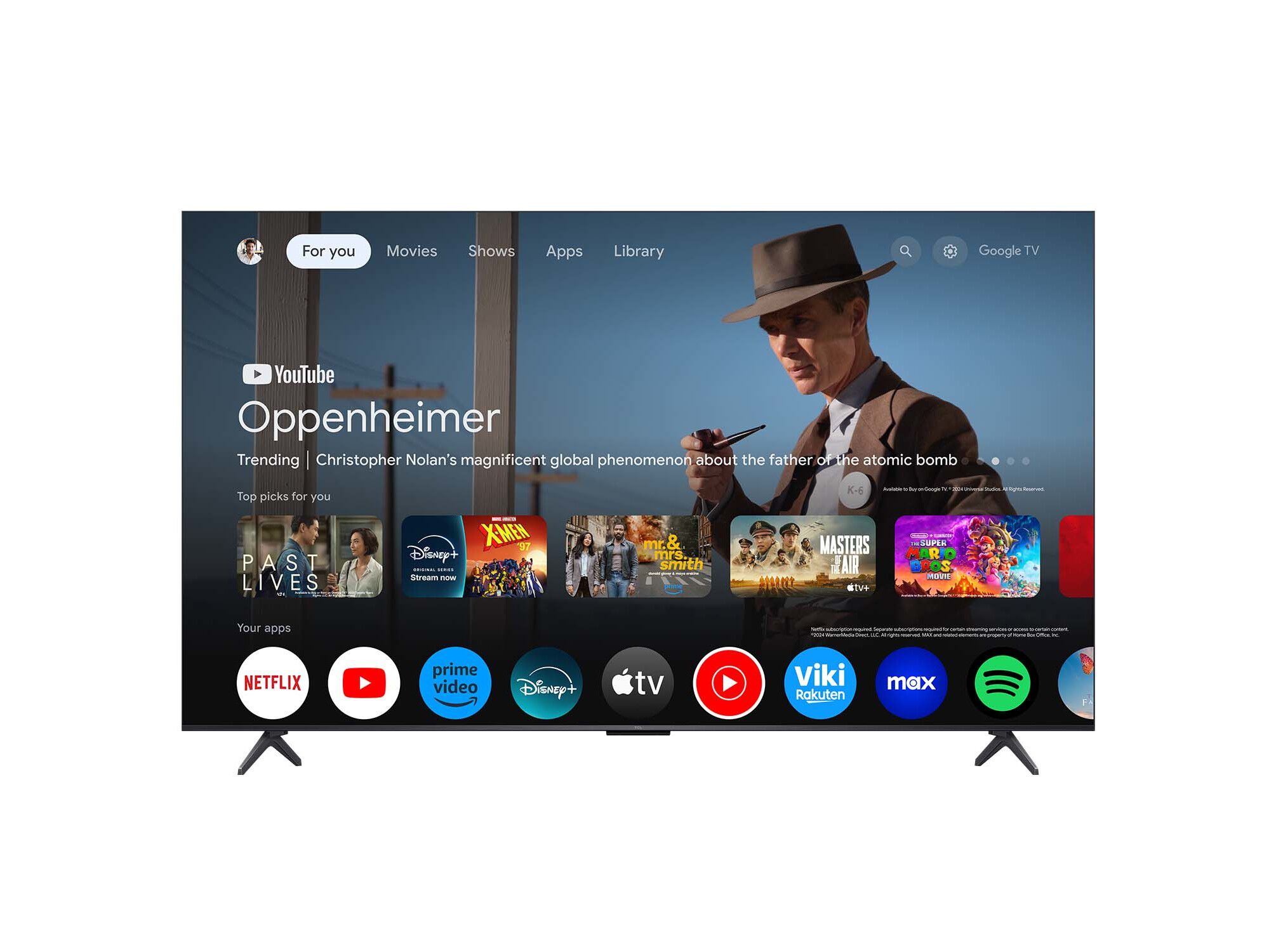 TV MINI LED TCL 55C6K (55" 4K SMART GOOGLE TV 138CM) image number 1