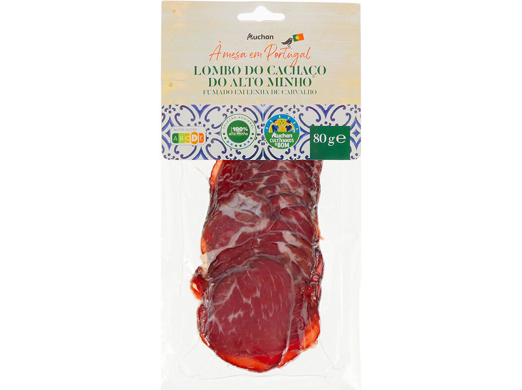 LOMBO DO CACHA&Ccedil;O AUCHAN &Agrave; MESA EM PORTUGAL CULTIVAMOS O BOM ALTO MINHO 80G image number 0