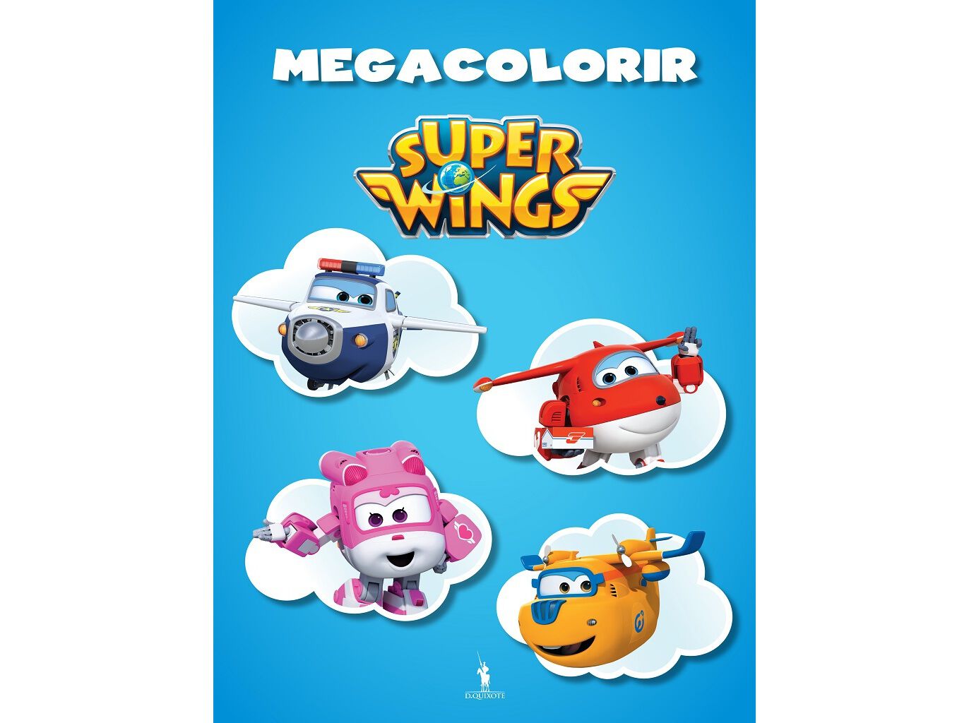 LIVRO MEGACOLORIR SUPER WINGS image number 1