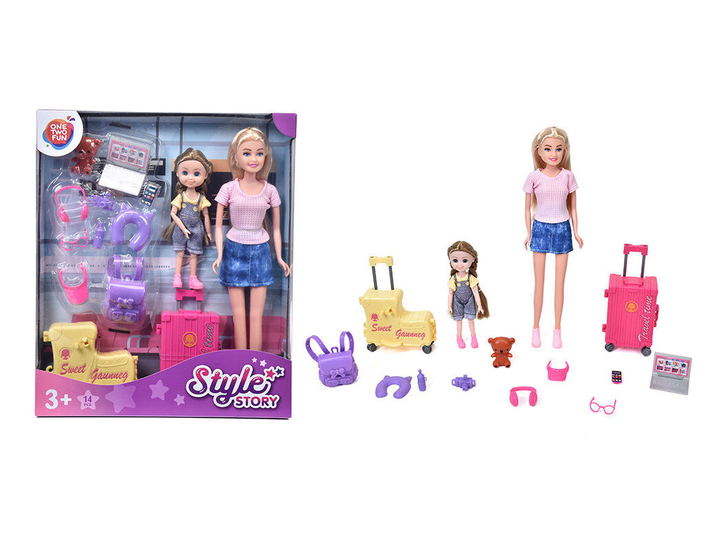 BONECA COM ACESS&Oacute;RIOS ONE TWO FUN MY HOLLIDAY image number 0
