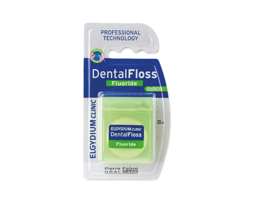 FIO ELGYDIUM DENT&Aacute;RIO COM FL&Uacute;OR COOL MINT 35M