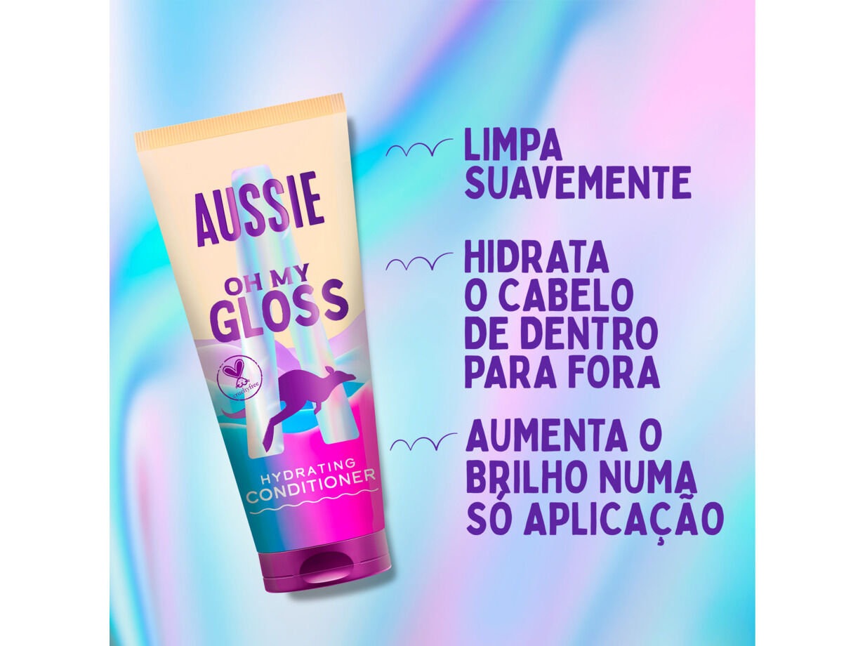 CONDIDIONADOR AUSSIE GLOSS 200ML image number 1