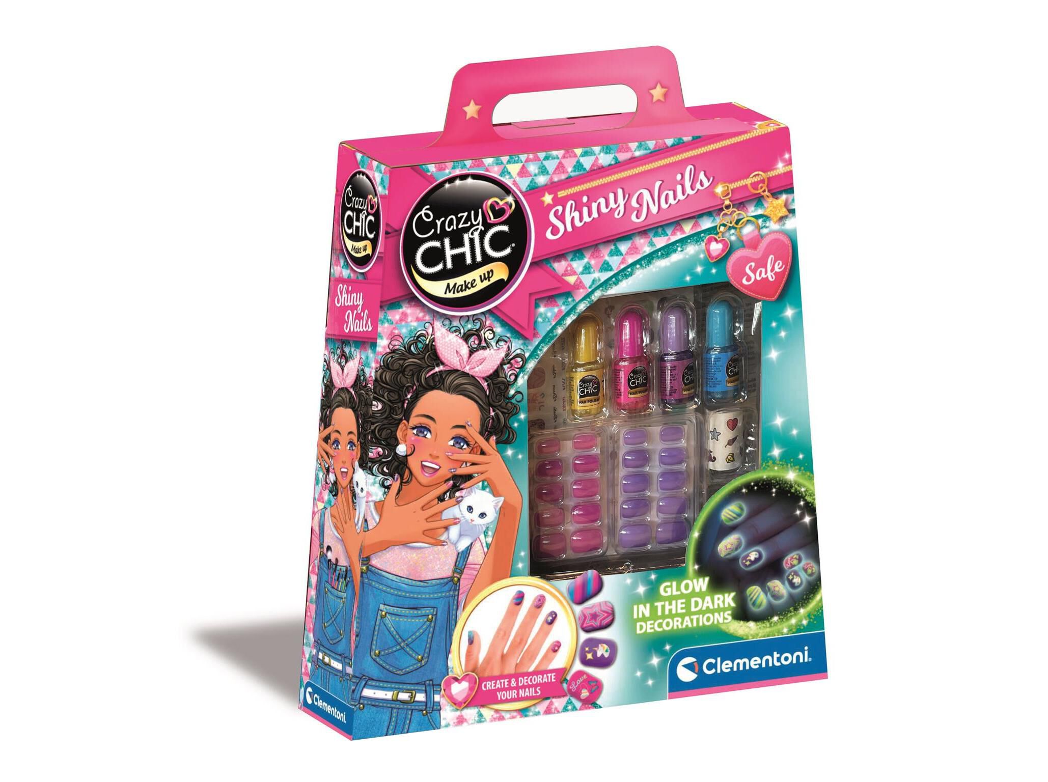 UNHAS FLUORESCENTES CRAZY CHIC CLEMENTONI