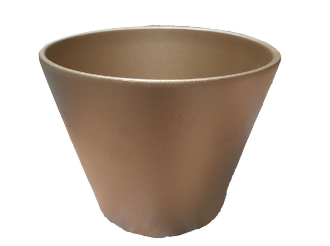 VASO V IN&OUT DOURADO 15 CM image number 0