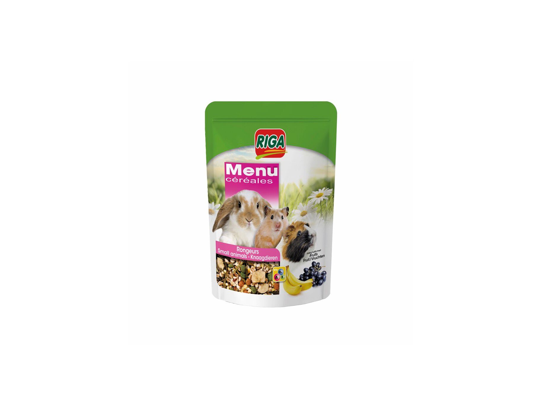 ALIMENTO PARA ROEDORES RIGA FIBRA E FRUTA 350G image number 0