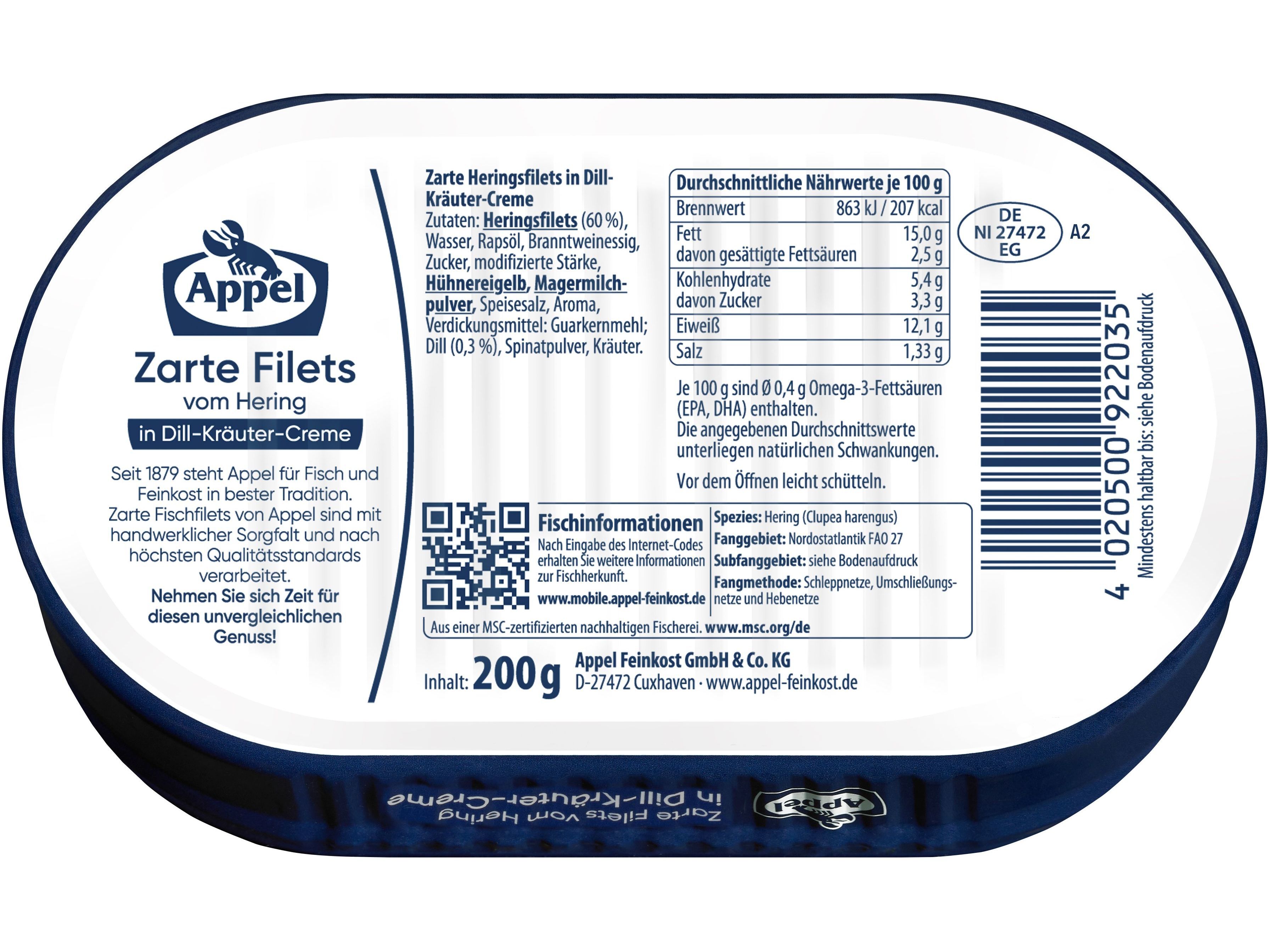 ARENQUES MASOLIVER MOLHO ERVAS FINAS 200(120)G image number 1