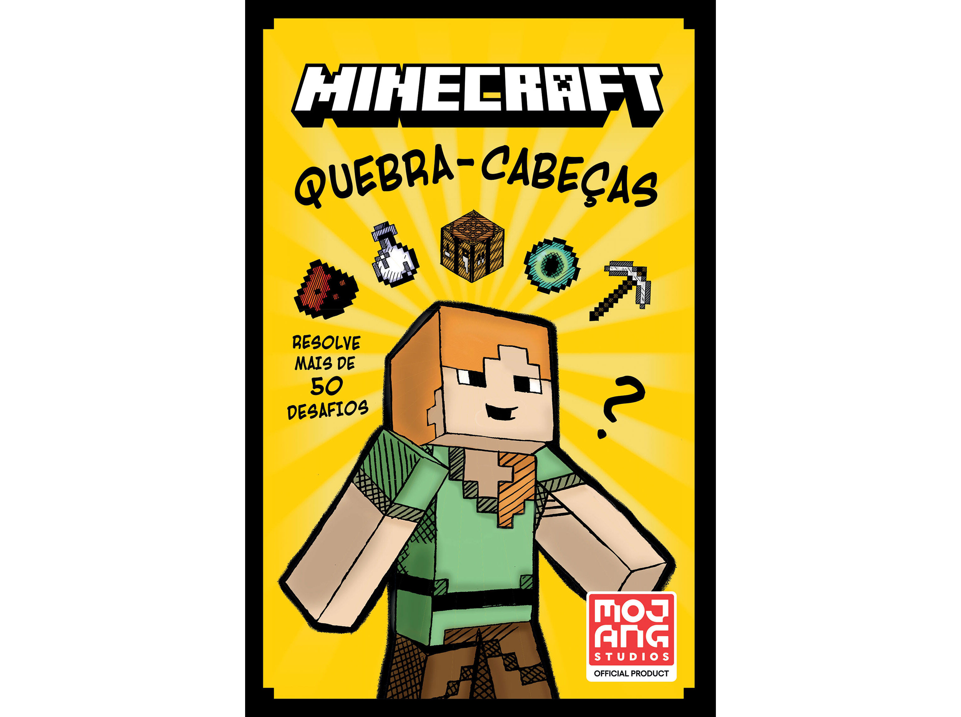 LIVRO MINECRAFT: QUEBRA-CABE&Ccedil;A image number 0