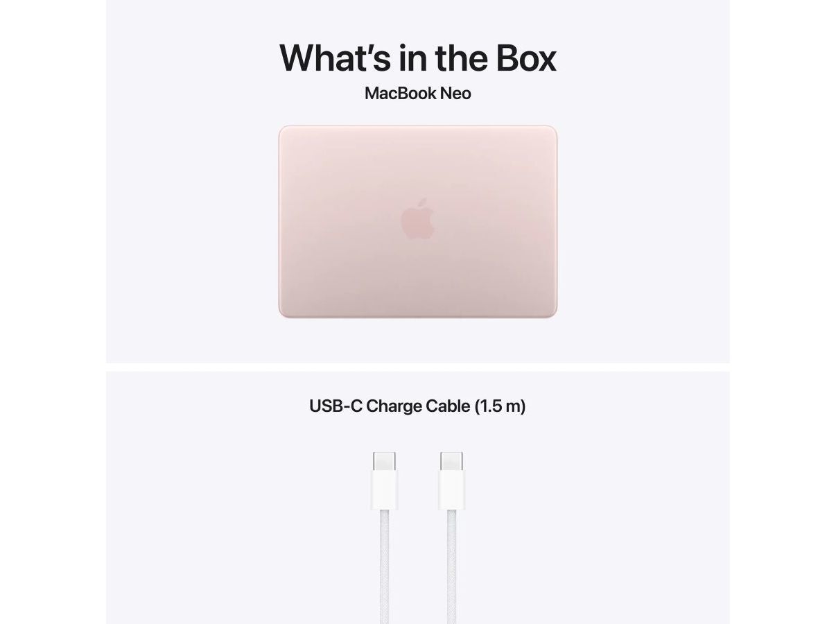 MACBOOK NEO APPLE (A13'' 18 PRO/8GB/256GB BLUSH) image number 6