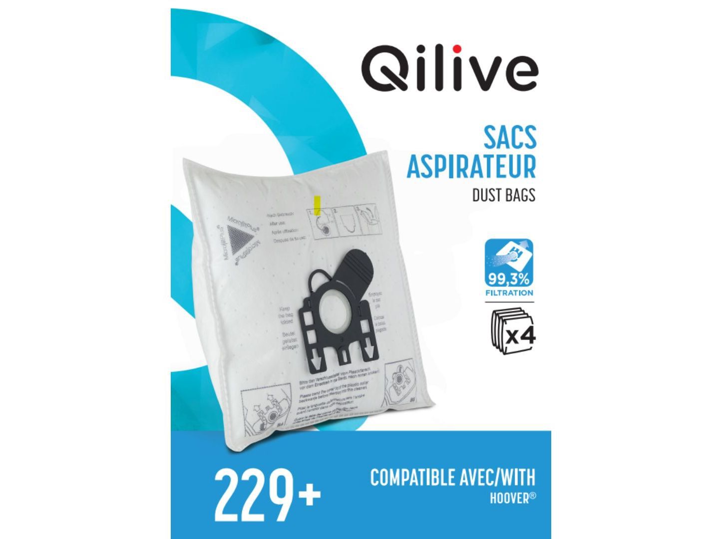 SACO ASPIRADOR QILIVE 229+ 884377