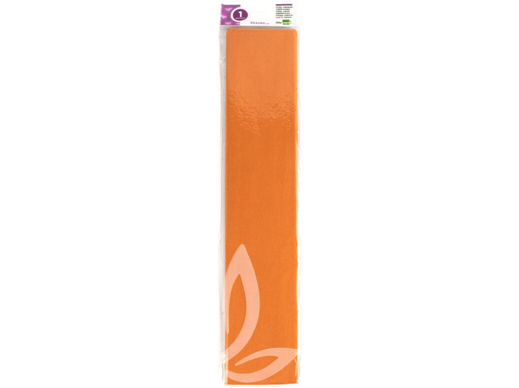 PAPEL CREPE LIDERPAPEL LARANJA 50CMX2.5M image number 0