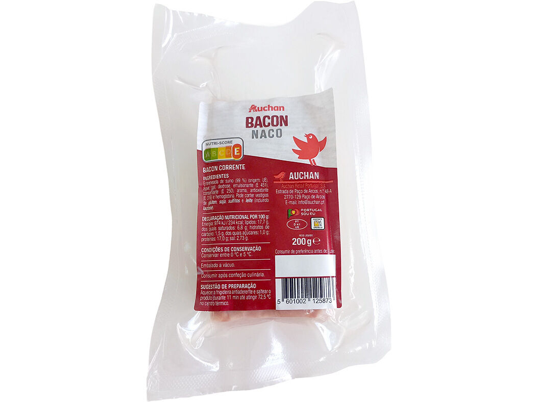 BACON NACO AUCHAN 200G image number 1