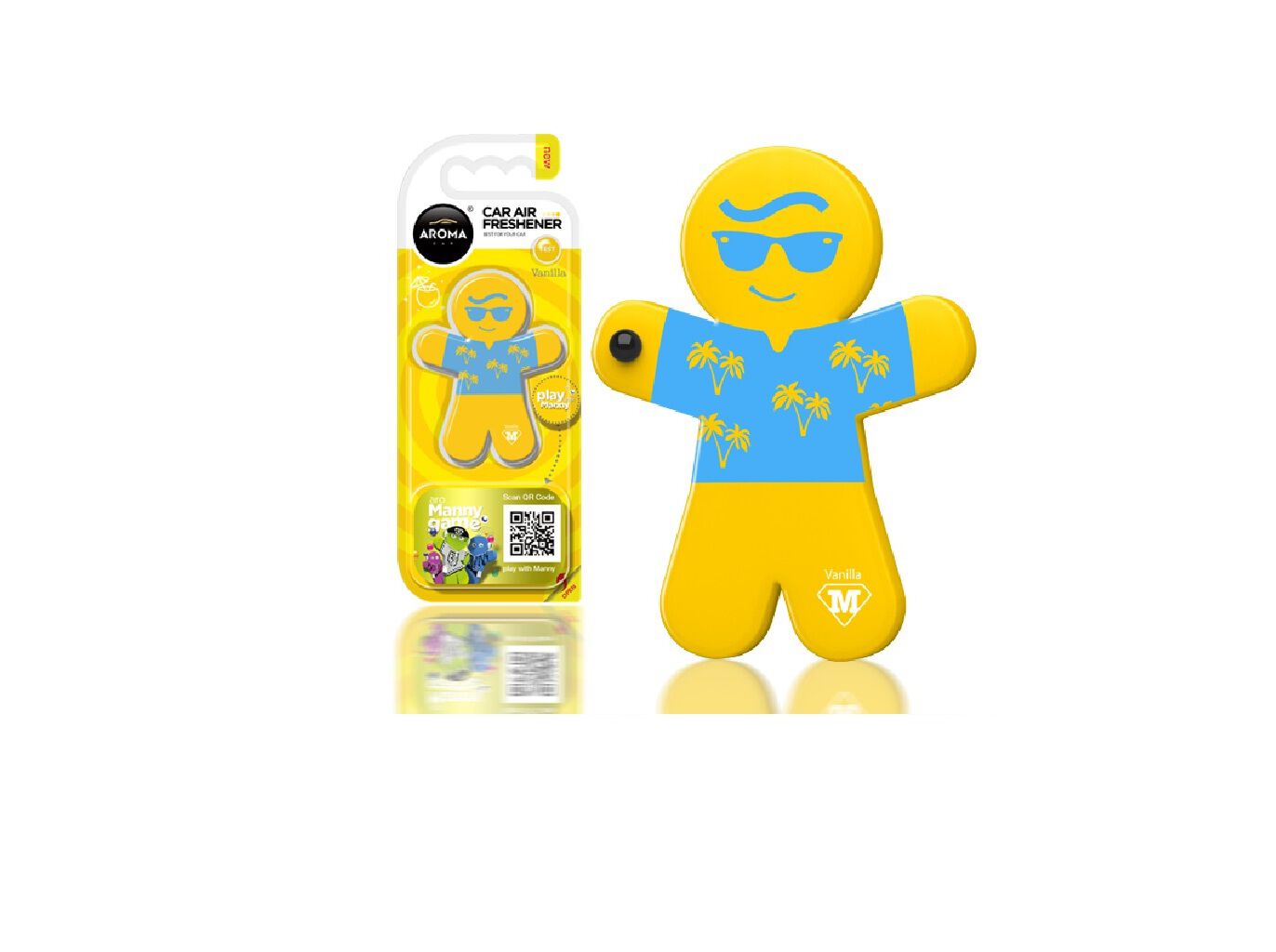 AMBIENTADOR AUTO AROMA CAR MANNY BAUNILHA image number 1