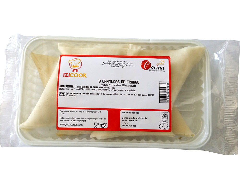 CHAMU&Ccedil;AS IZICOOK DE FRANGO 8UN 260G