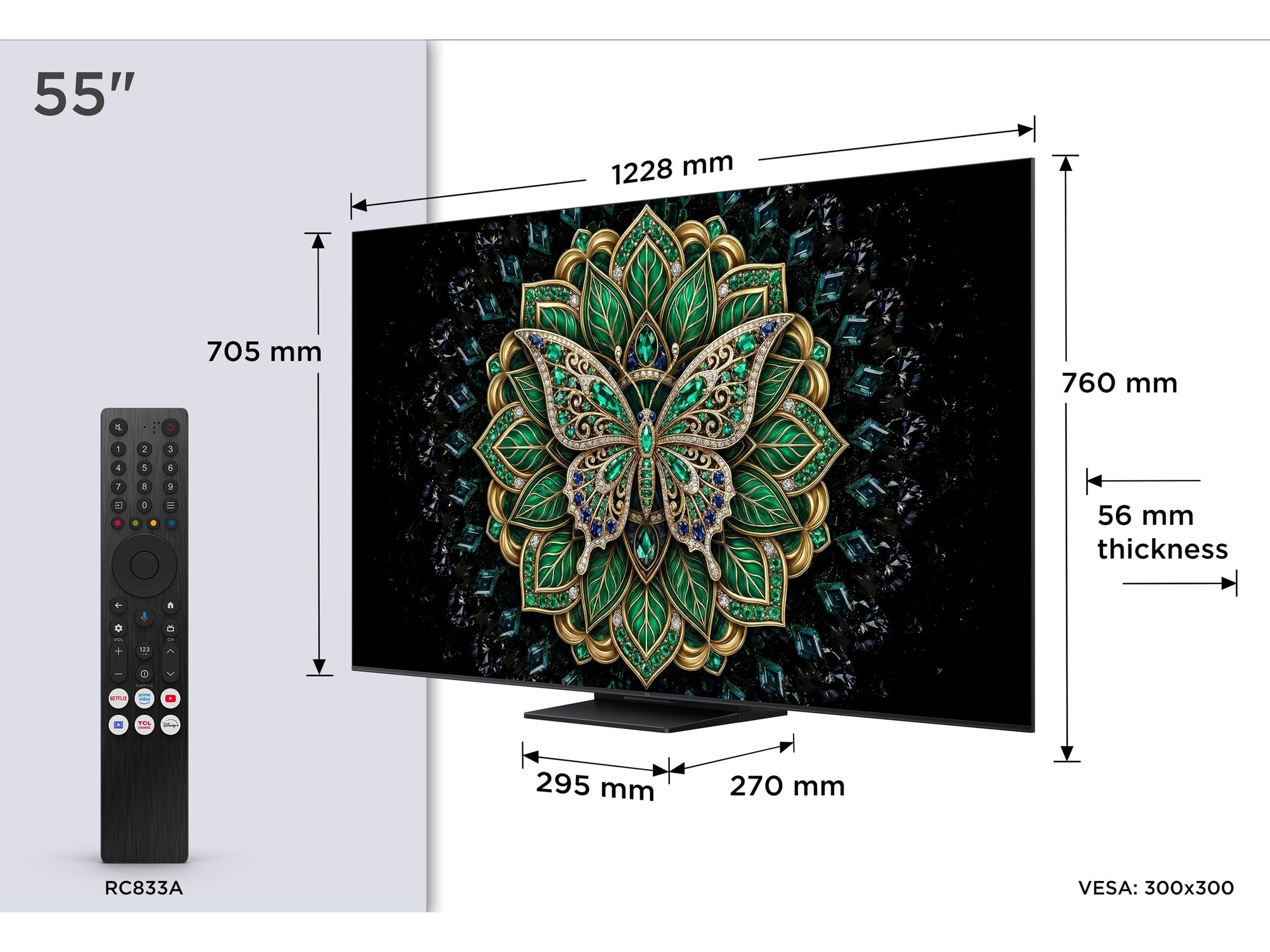 TV TCL 55C6K PRO 55" MINILED 144HZ image number 5