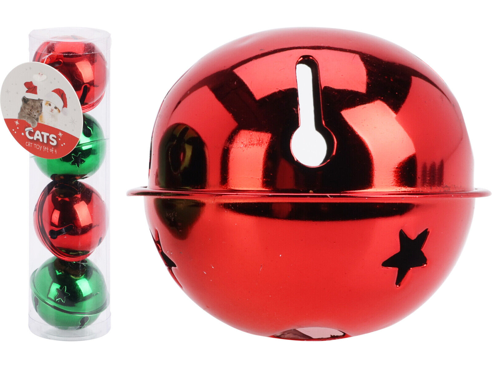 BRINQUEDO CATS COLLECTION BOLA GUIZO 4UN