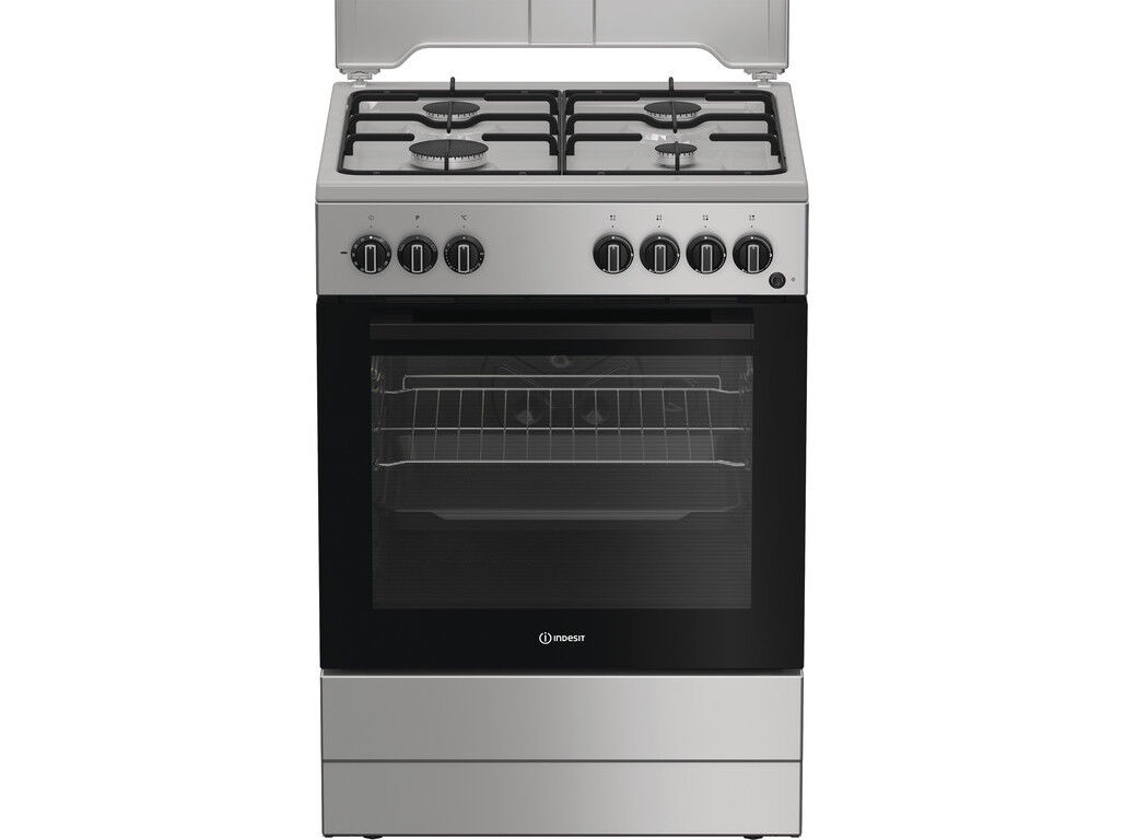 FOG&Atilde;O A G&Aacute;S NATURAL INDESIT I6G3PMS INOX 60CM