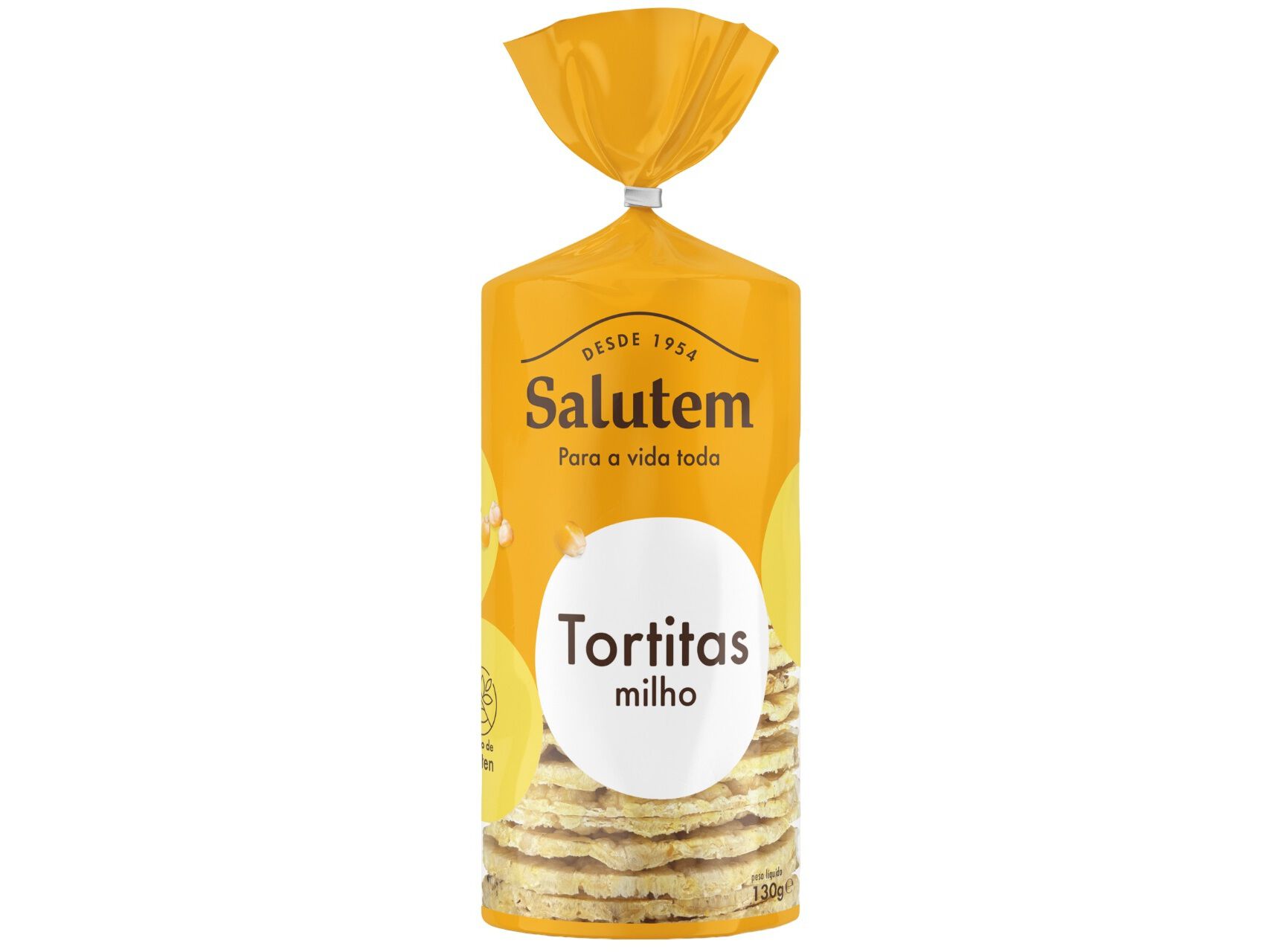 TORTITAS SALUTEM MILHO FIN&Iacute;SSIMAS COM SAL 130G
