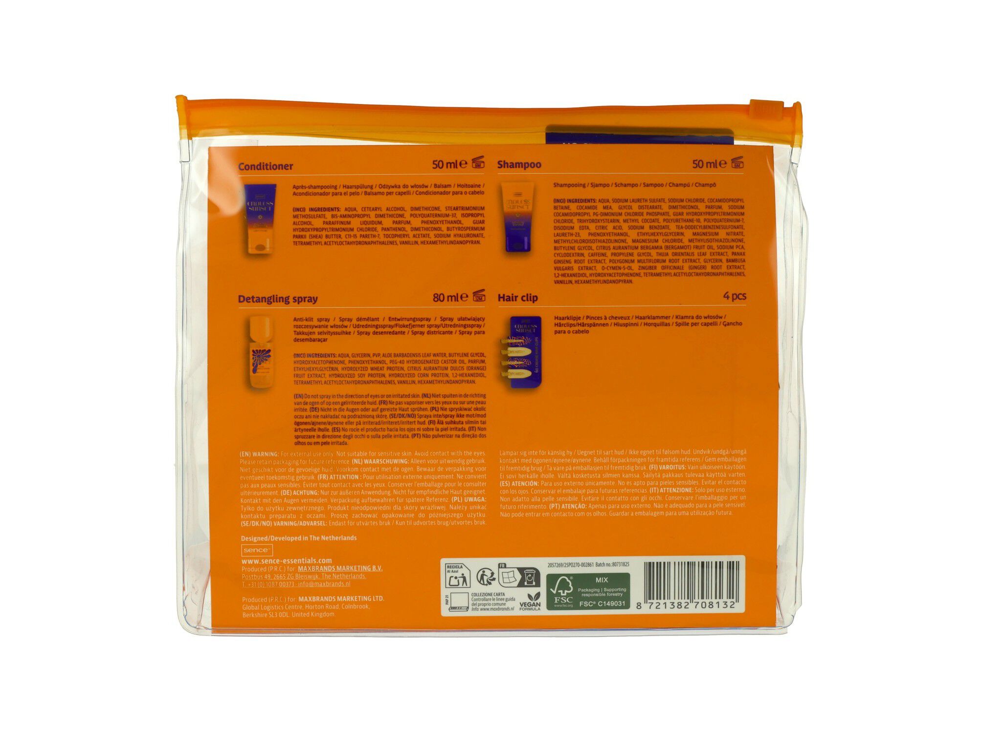 ESSENCIAIS DE CABELO SENCE SUNSET TRIBE 4PCS image number 2