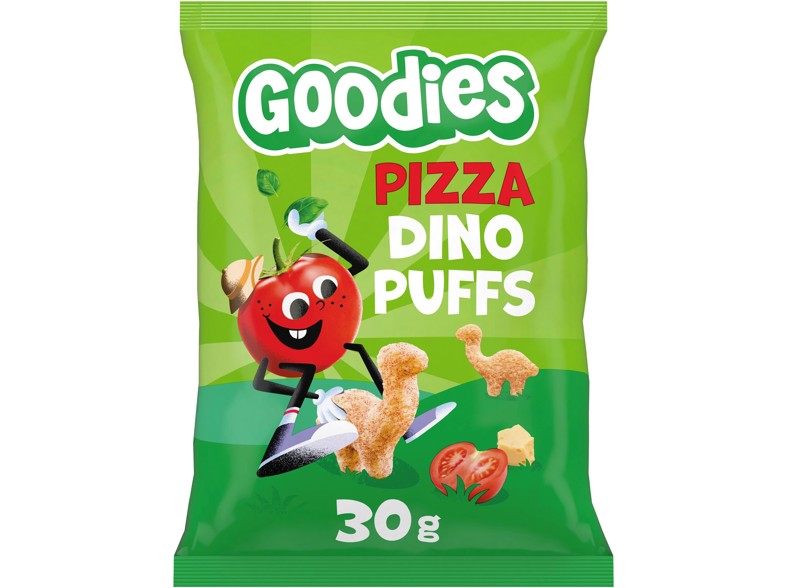 SNACK GOODIES DINO PUFFS PIZZA 30G image number 0