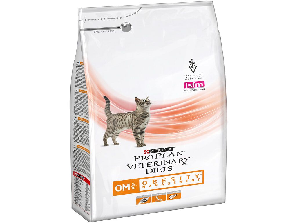 RA&Ccedil;&Atilde;O VETERIN&Aacute;RIA PRO PLAN GATO OM ST/OX OBESITY 5KG