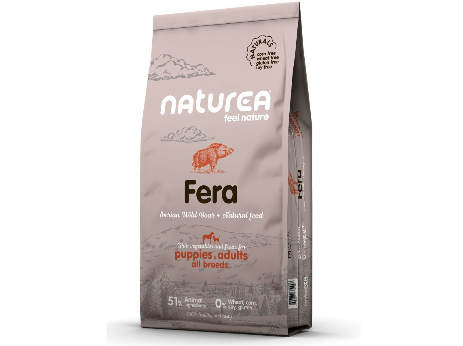 RA&Ccedil;&Atilde;O PARA C&Atilde;O NATUREA FERA JAVALI IB&Eacute;RICO 12KG image number 1