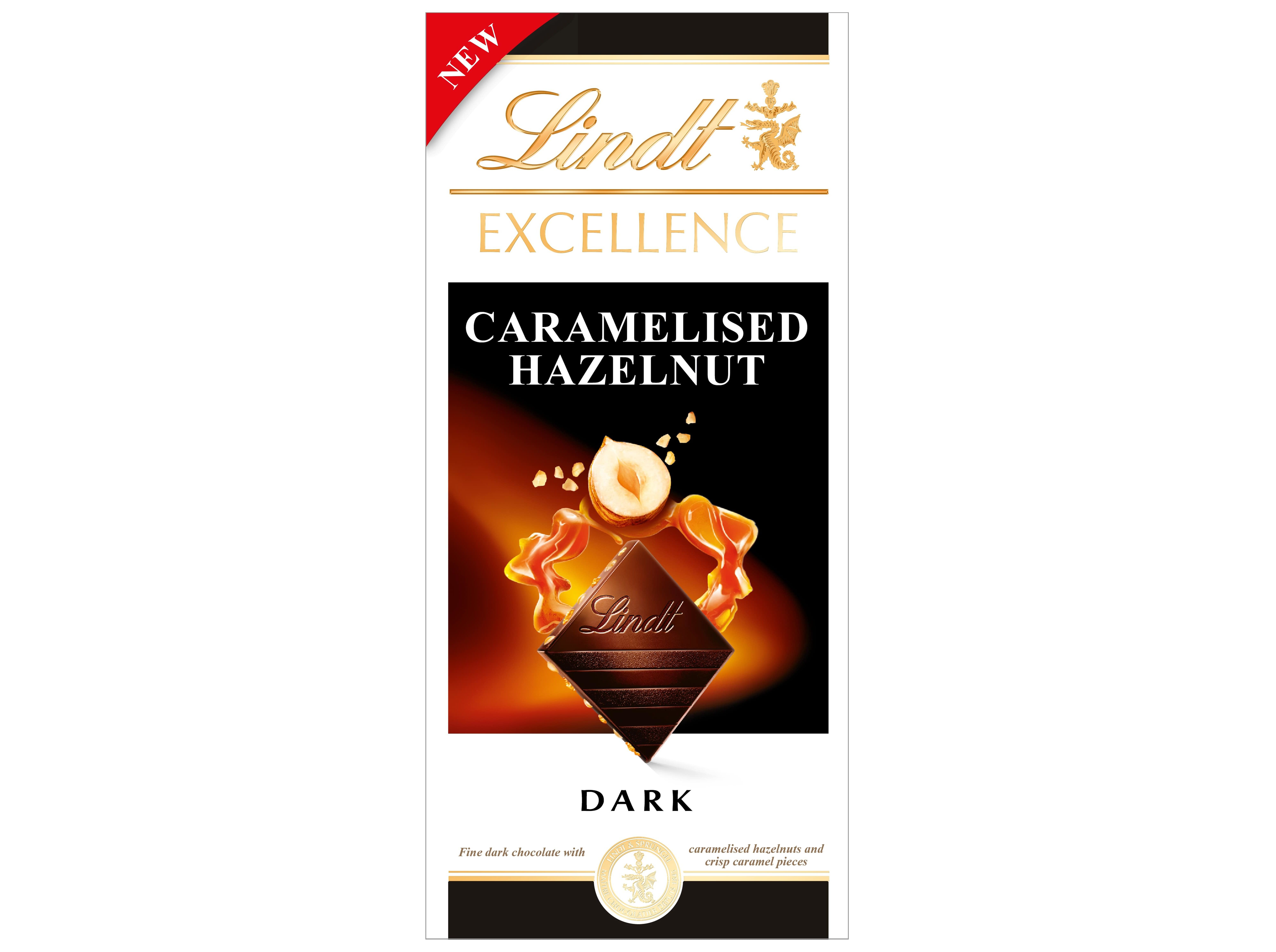 CHOCOLATE NEGRO LINDT AVEL&Atilde; CARAMELIZADA 100G