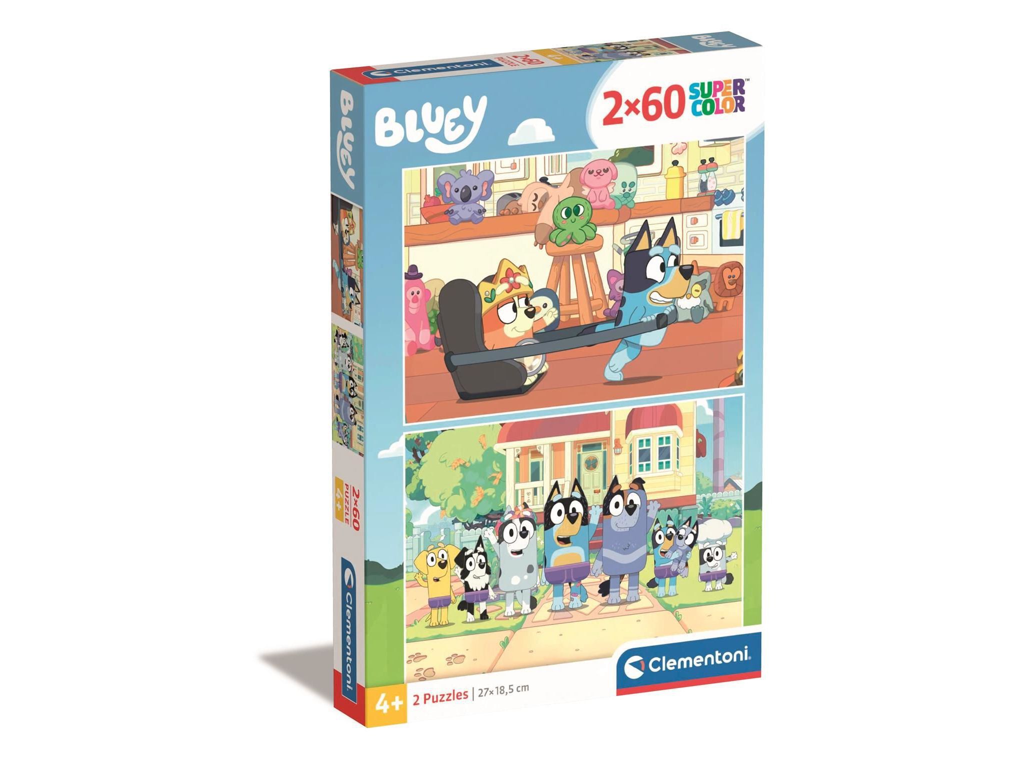 PUZZLE BLUEY CLEMENTONI 2X60 PE&Ccedil;AS