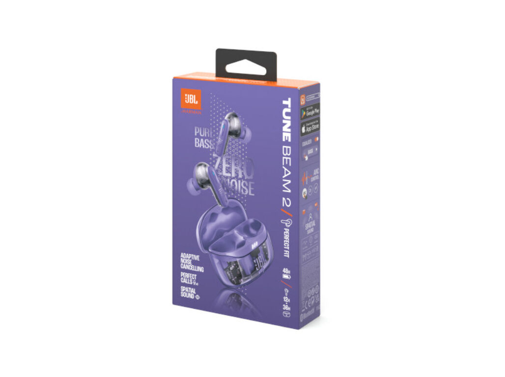 AURICULARES JBL TUNE BEAM 2 ROXO GHOST image number 10
