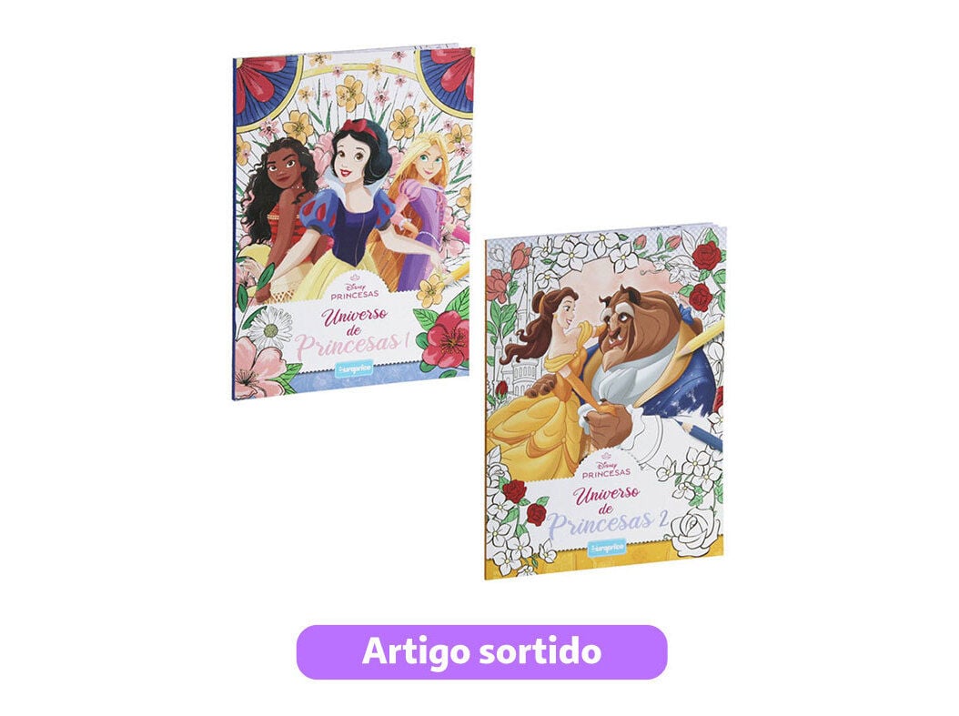 LIVRO UNIVERSO DE PRINCESAS MODELOS SORTIDOS image number 0