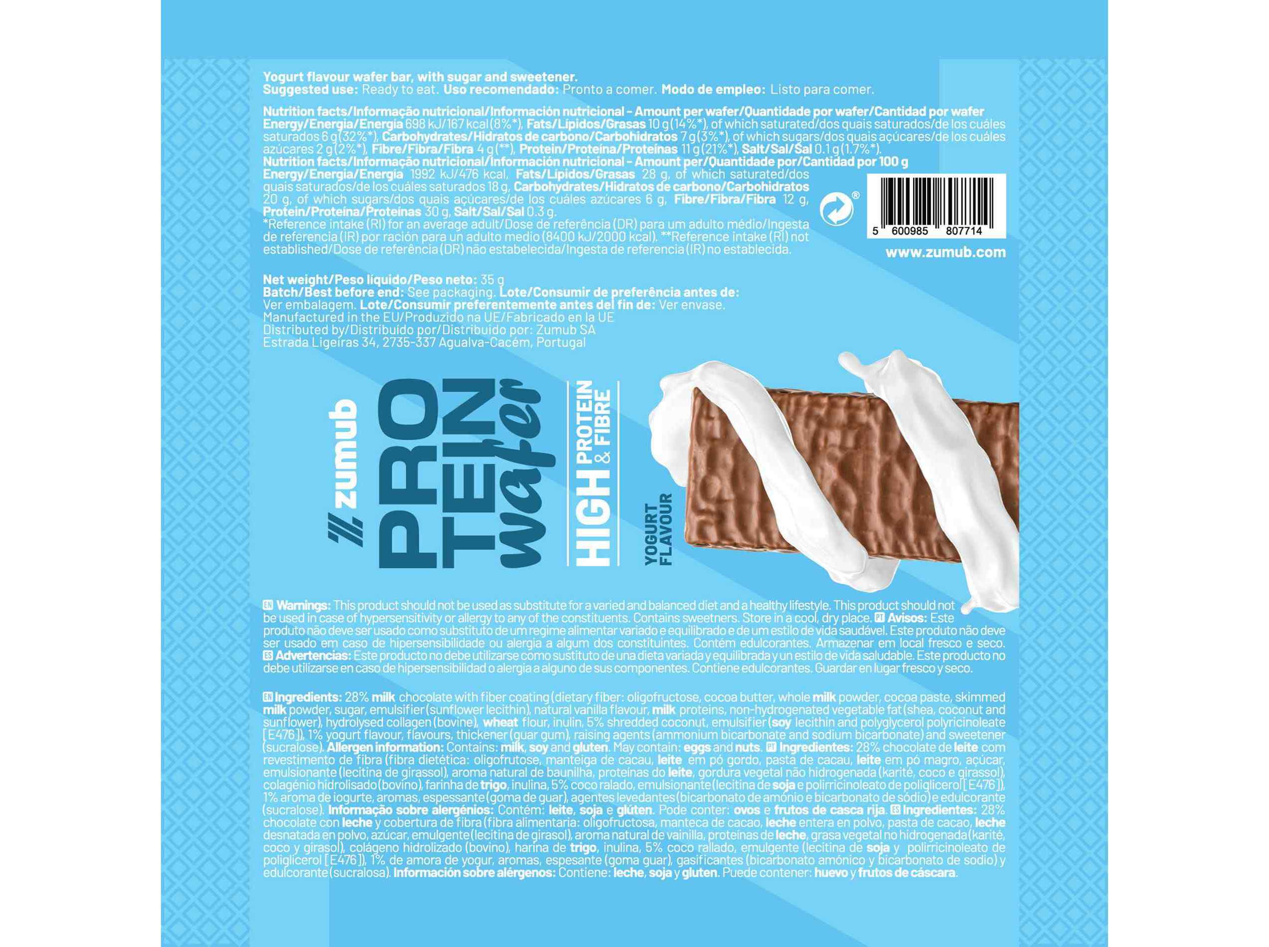 BARRA ZUMUB IOGURTE 35G image number 1