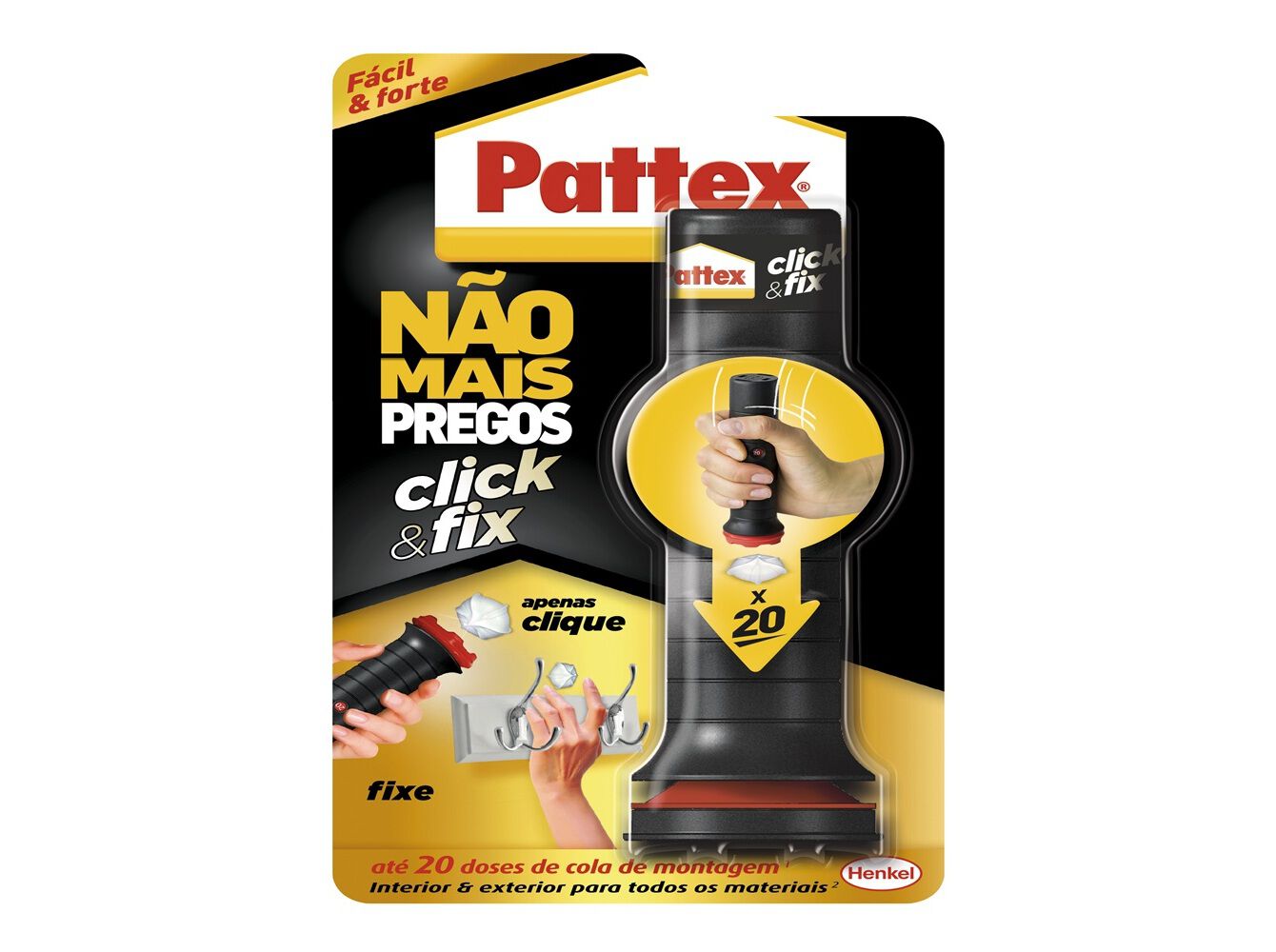 N&Atilde;O MAIS PREGOS PATTEX CLICK & FIX 30G image number 0