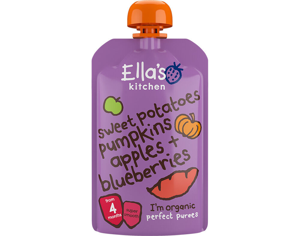 SAQUETA ELLA'S KITCHEN LEGUMES BATATA DOCE AB&Oacute;BORA E MA&Ccedil;&Atilde; 120G image number 0