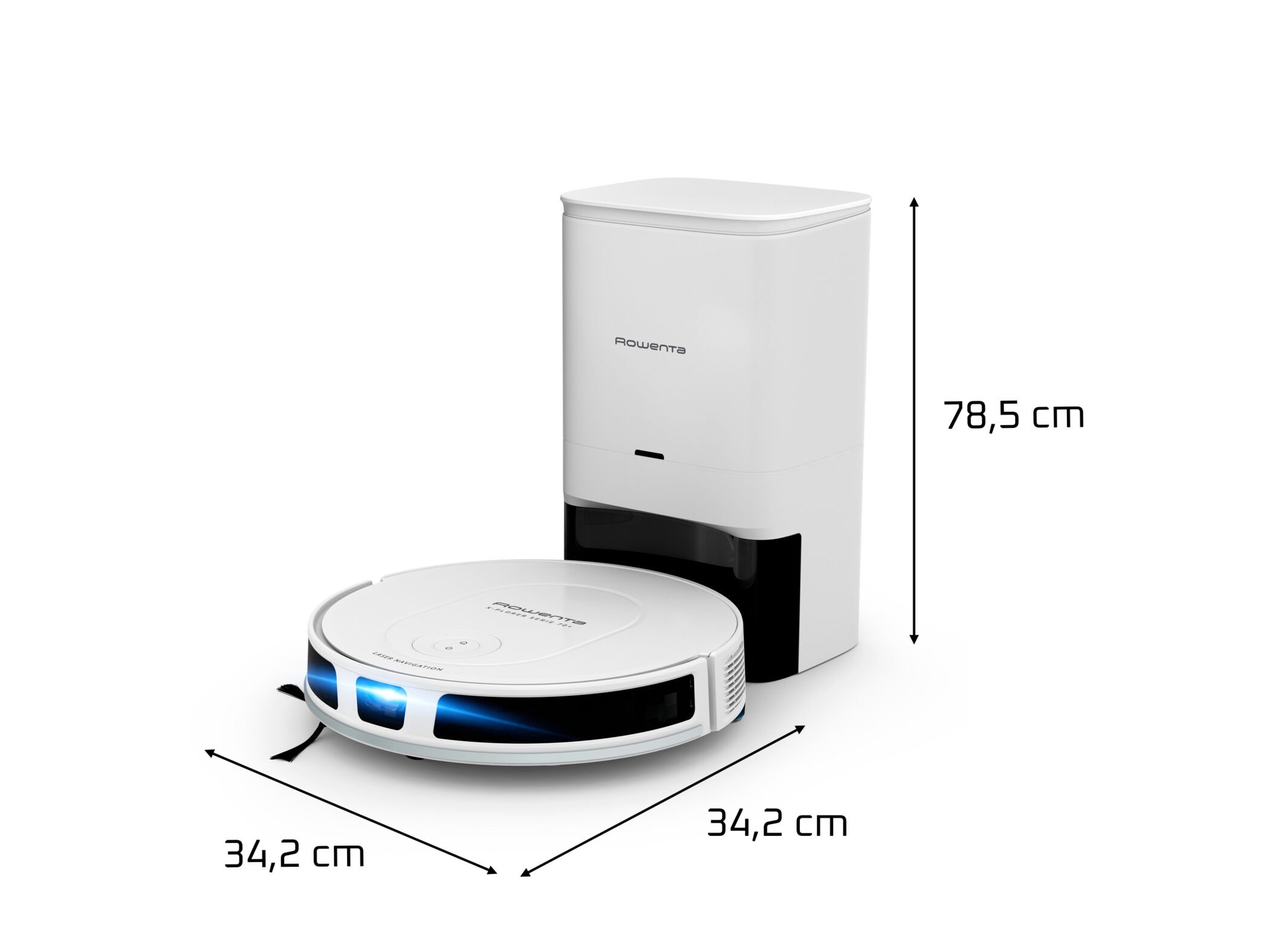 ASPIRADOR ROBOT ROWENTA RR8497WH XPLORER SERIE70 KIT COM BASE ESVASIAMENTO AUTOMATICO image number 8