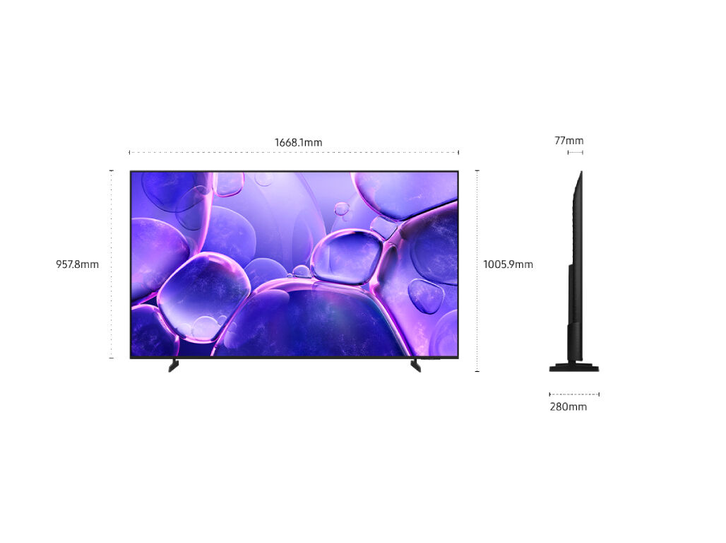 TV SAMSUNG TU75U8005FUXXC (75" 4K SMART 189CM) image number 8