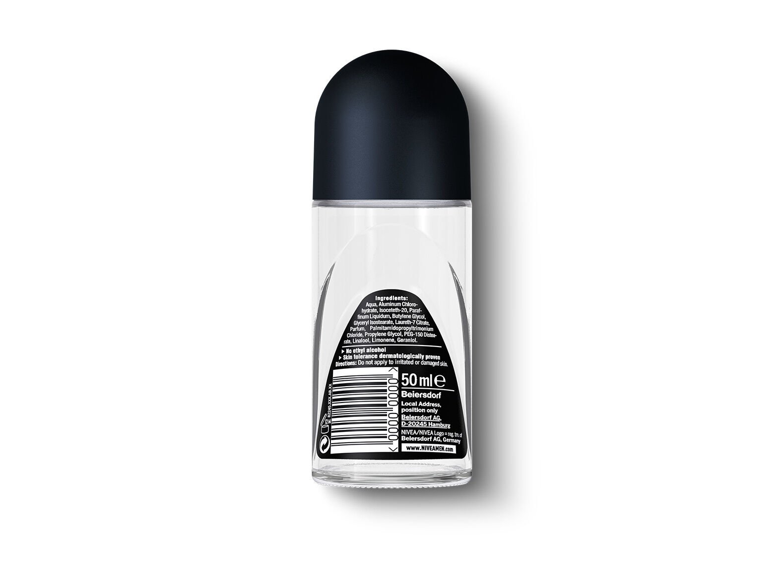 Desodorizante Roll-on Invisible for Black & White Original NIVEA MEN 50 ml image number 1