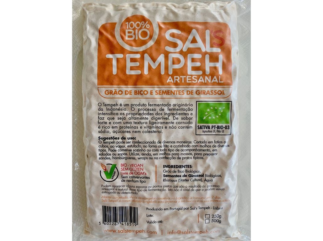 TEMPEH SAL`S TEMPEH GR&Atilde;O ULTRACONGELADO BIO 250G image number 0