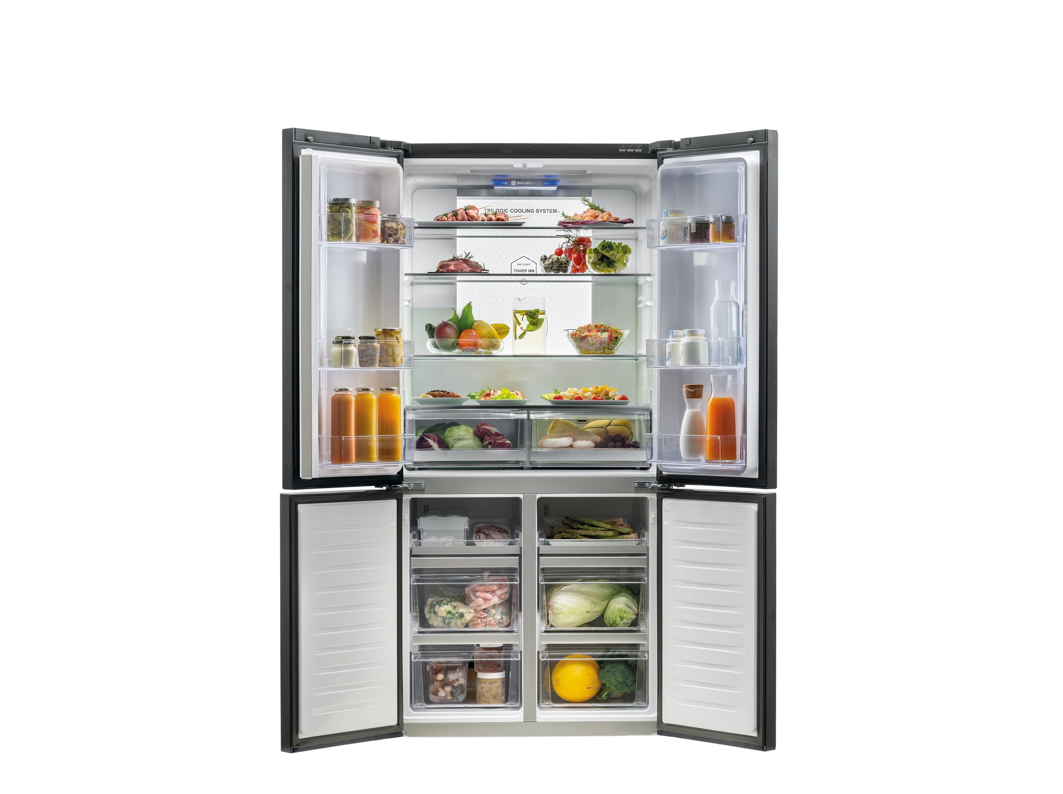 FRIGOR&Iacute;FICO AMERICANO HAIER HTF-610DSN7 628L ICONIC BLACK image number 2