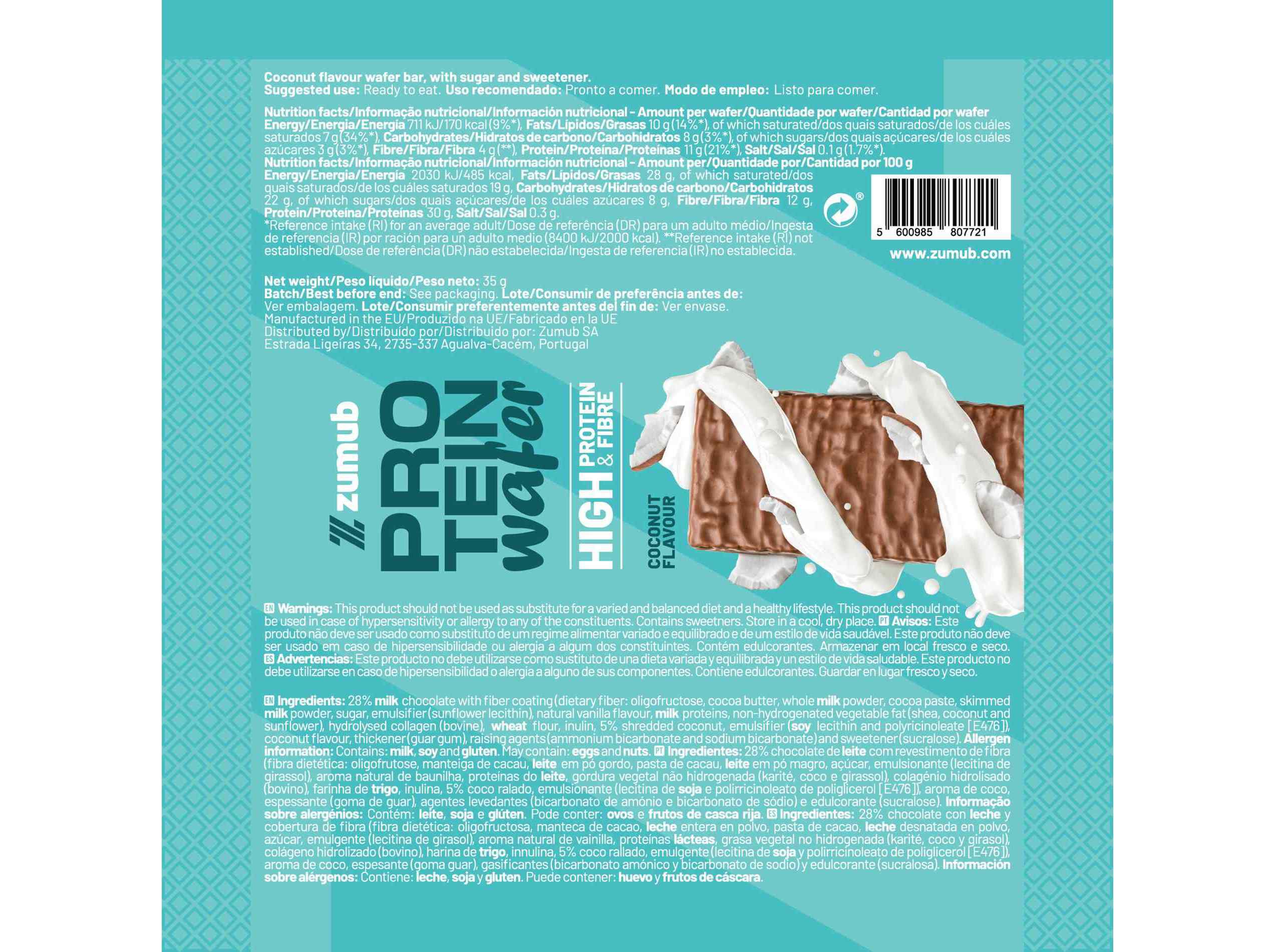 WAFER ZUMUB COCO 35G image number 1