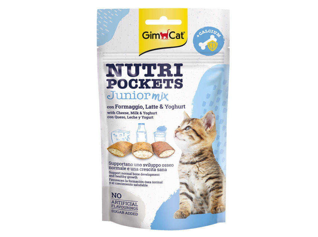 SNACK PARA GATO GIMBORN J&Uacute;NIOR MIX 60G