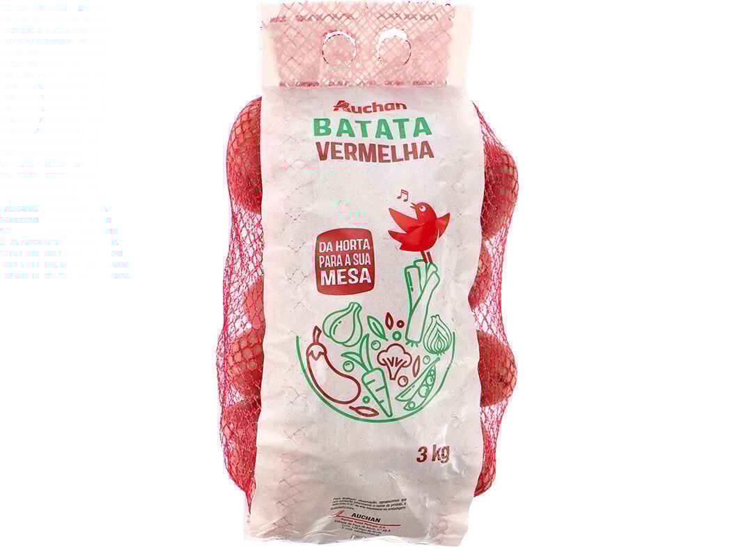 BATATA VERMELHA AUCHAN 3 KG