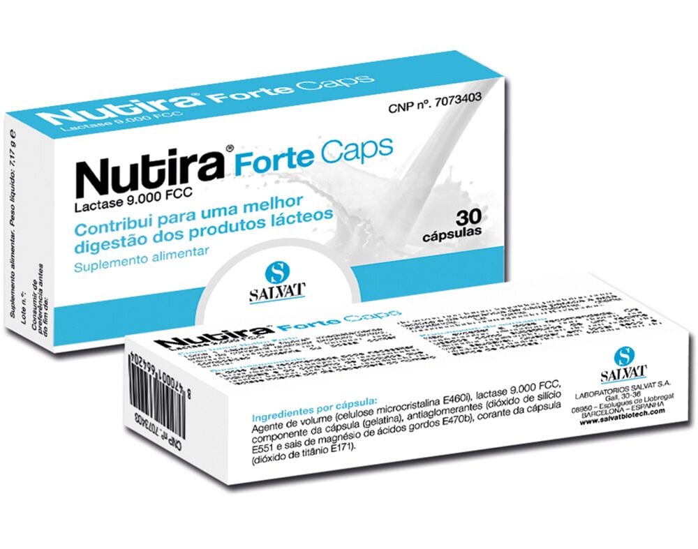 SUPLEMENTO NUTIRA LACTASE FORTE 30 CAPSULAS image number 0