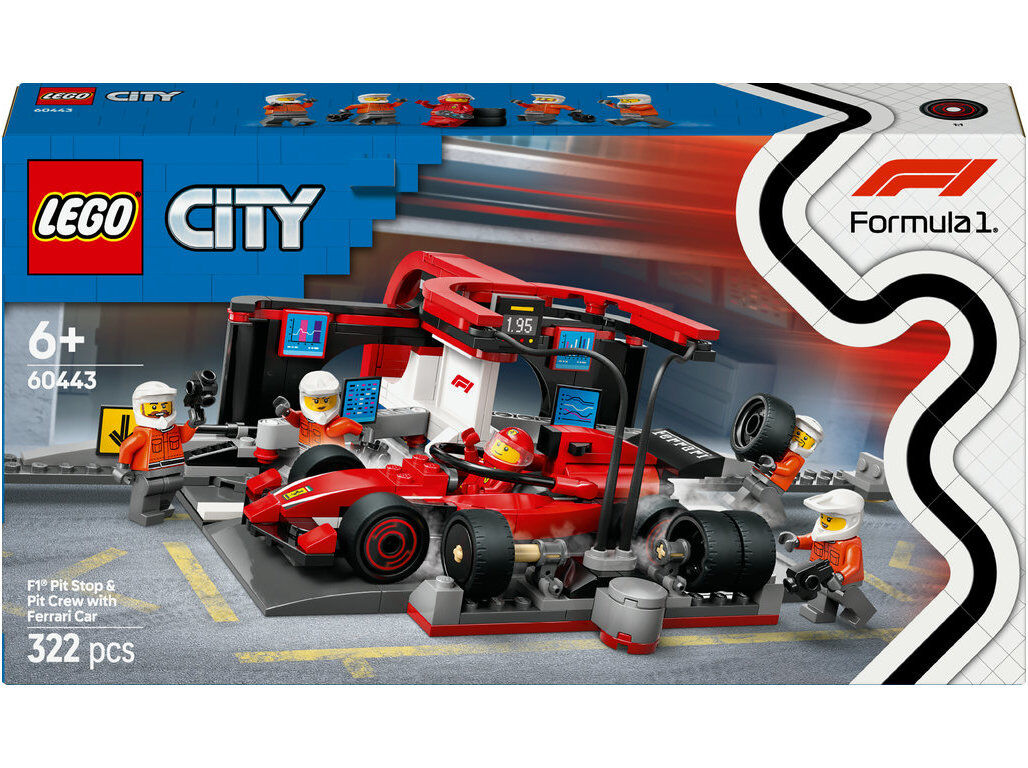 PARADA F1&reg;CON EQ FERRARI LEGO CITY FORMULA 1 60443 image number 0