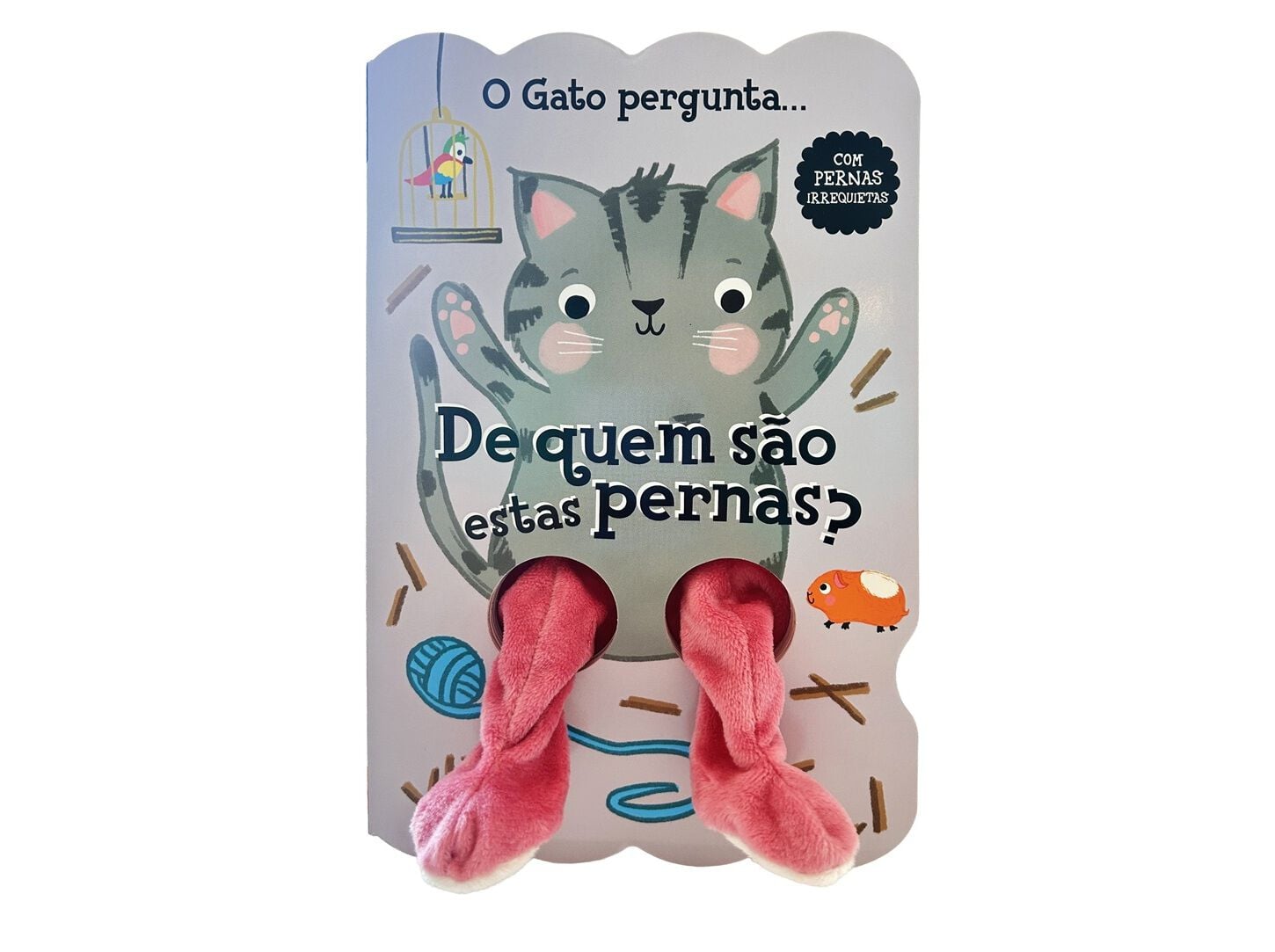 LIVRO DE QUEM S&Atilde;O ESTAS PERNAS O GATO PERGUNTA image number 0