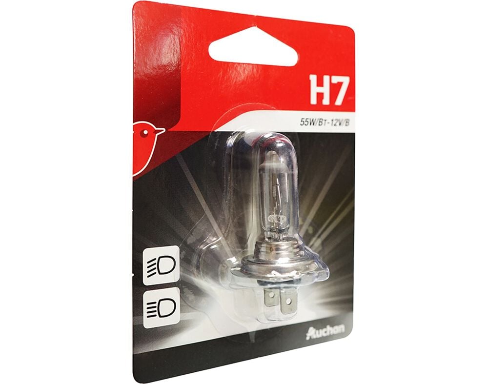 L&Acirc;MPADA AUTO AUCHAN H7 55W 12V 1 UNIDADE