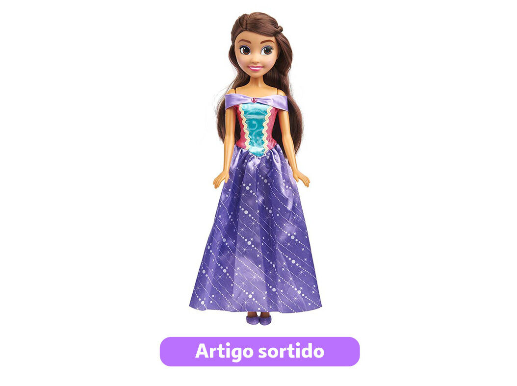 BONECA PRINCESA ONE TWO FUN 49CM MODELOS SORTIDOS image number 3