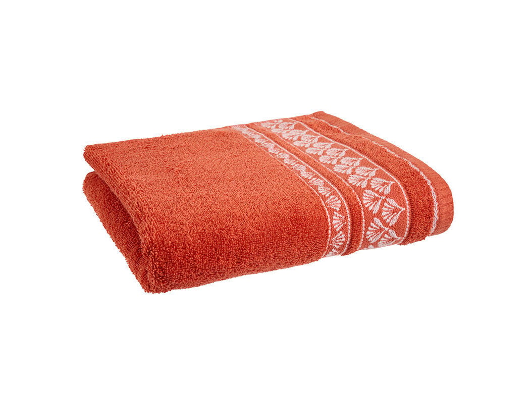 TOALHA M&Atilde;OS BARRA ACTUEL TERRACOTA 450G 50X100 image number 0